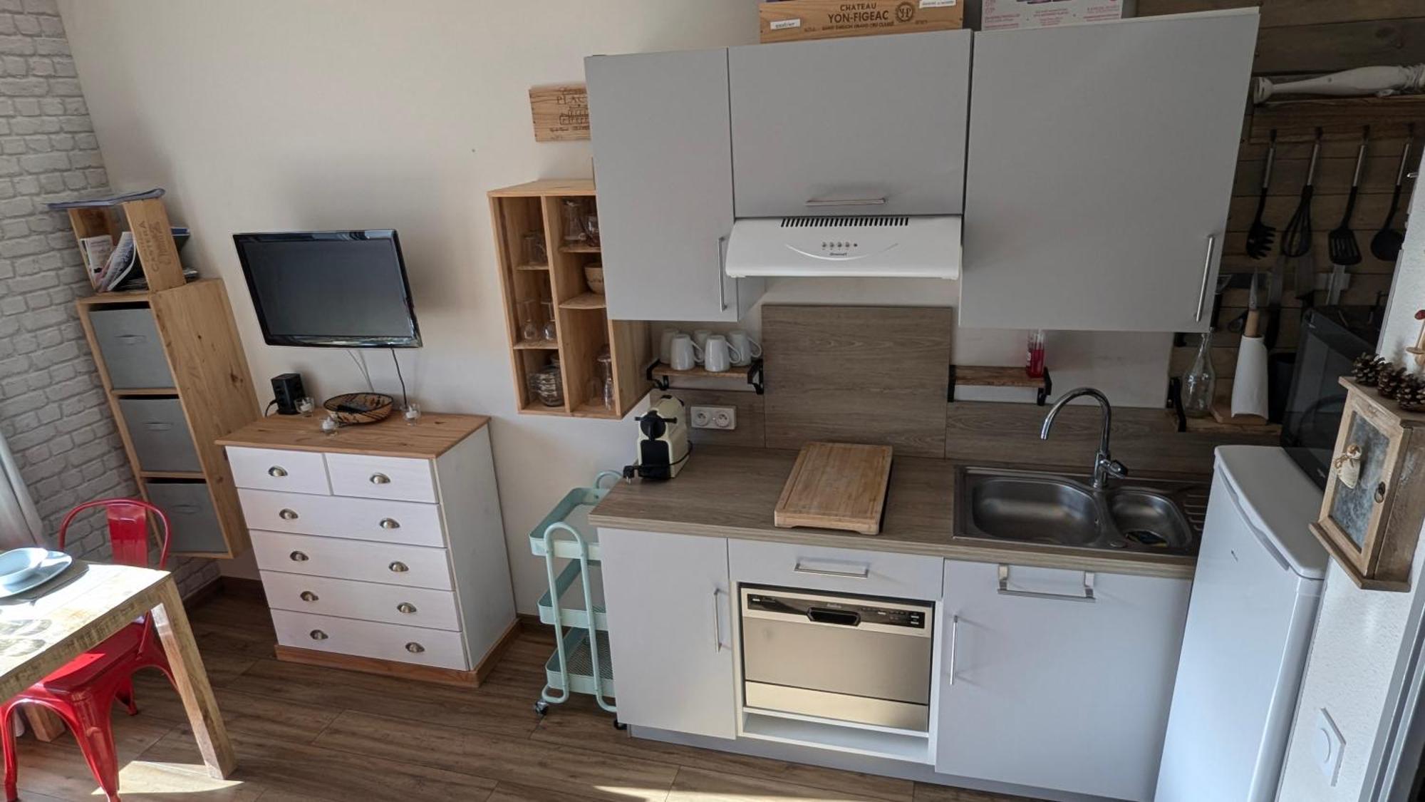 Studio Loubat Pyrenee, Menage Inclus Arette Exterior foto